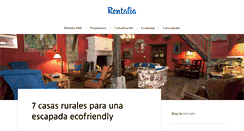 Desktop Screenshot of blog.rentalia.com