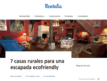 Tablet Screenshot of blog.rentalia.com