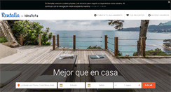 Desktop Screenshot of es.rentalia.com